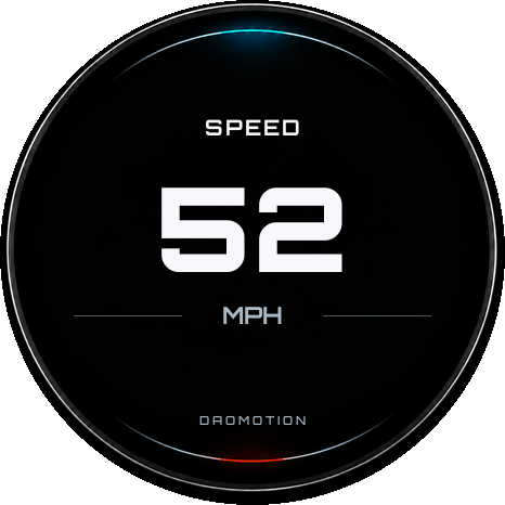Modern speed display preview